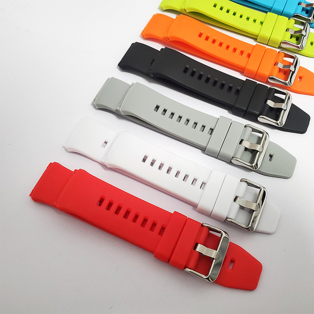 Zamów pasek sportowy z wymiennym silikonowym paskiem na rękę do zegarka Huawei GT 2e - jednolity kolor - Wianko - 2