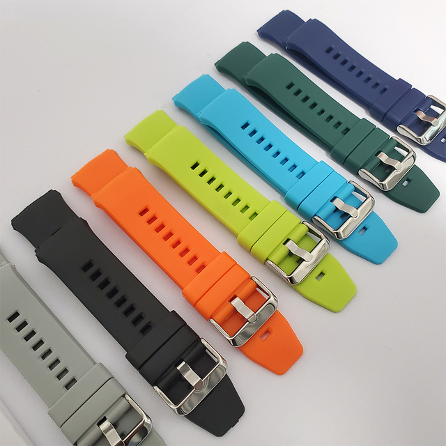Zamów pasek sportowy z wymiennym silikonowym paskiem na rękę do zegarka Huawei GT 2e - jednolity kolor - Wianko - 3