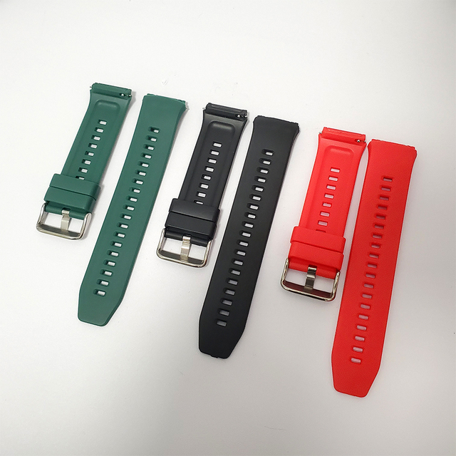 Zamów pasek sportowy z wymiennym silikonowym paskiem na rękę do zegarka Huawei GT 2e - jednolity kolor - Wianko - 4