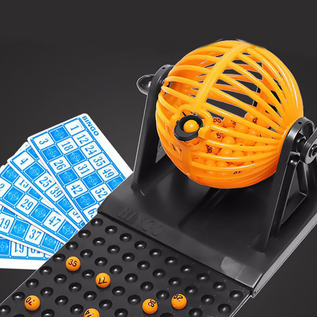 Konsola symulacyjna do gry w Bingo - Mini maszyna loteryjna dla dzieci, kreatywne zabawki edukacyjne - Wianko - 2