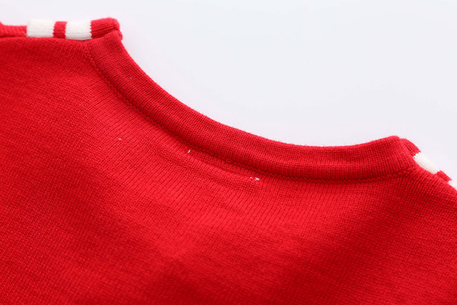 Sweter dla dzieci bawełniany styl Preppy uczeń – 2021 kolekcja jesień/zima (2-12 lat) - Wianko - 13
