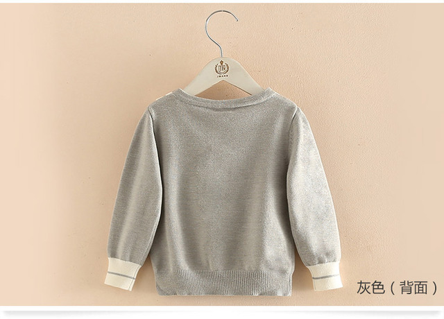 Sweter dla dzieci bawełniany styl Preppy uczeń – 2021 kolekcja jesień/zima (2-12 lat) - Wianko - 8