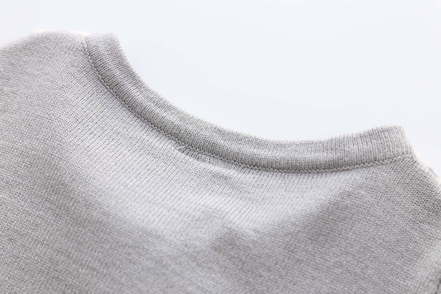 Sweter dla dzieci bawełniany styl Preppy uczeń – 2021 kolekcja jesień/zima (2-12 lat) - Wianko - 19