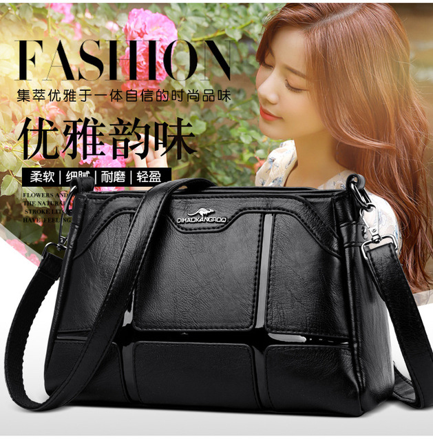 Nowa torba na ramię w koreańskim stylu - prosty, klasyczny design, sto mały model - Wianko - 4