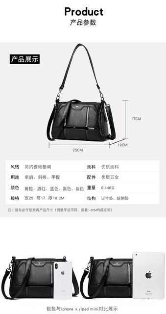Nowa torba na ramię w koreańskim stylu - prosty, klasyczny design, sto mały model - Wianko - 26