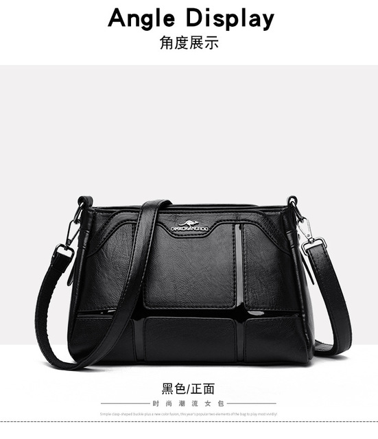 Nowa torba na ramię w koreańskim stylu - prosty, klasyczny design, sto mały model - Wianko - 16