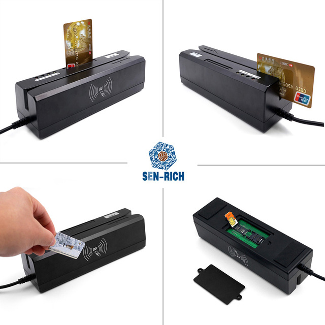 Pasek magnetyczny czytnik kart IC/NFC/PSAM do systemu POS, z oprogramowaniem do sprzedaży detalicznej - Wianko - 1