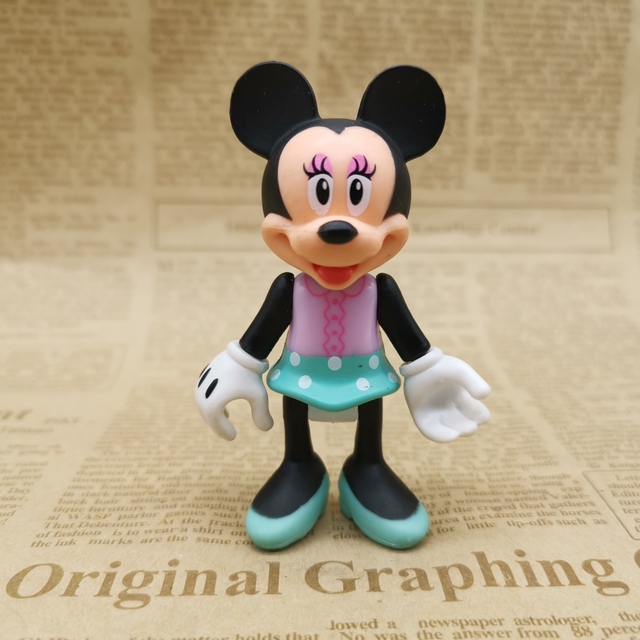 Figurki ruchome Mickey, Minnie, Donald, Daisy, Goofy - zabawki dla dzieci - Wianko - 3