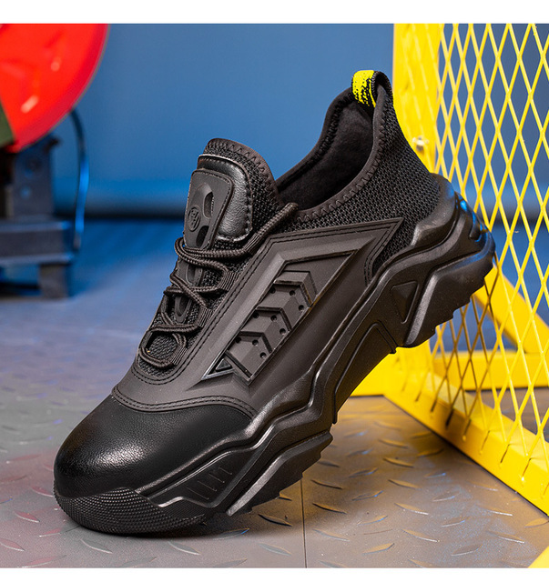 Stephoes - Luksusowe projektant obuwie robocze steel toe sneakersy, oddychające na wiosnę, lato i jesień - Wianko - 6