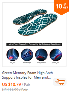 Oryginalne szare wkładki orthotic memory gąbka iFitna do butów wspierające łuki stóp dla mężczyzn i kobiet z płaskostopiem - Wianko - 48