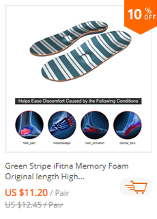 Oryginalne szare wkładki orthotic memory gąbka iFitna do butów wspierające łuki stóp dla mężczyzn i kobiet z płaskostopiem - Wianko - 101