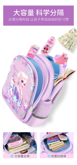 Torebka na ramię dla dzieci Disney Girls Frozen 2 - Księżniczka Elsa Anna - Przedszkolna plecak pluszowy - Wianko - 6