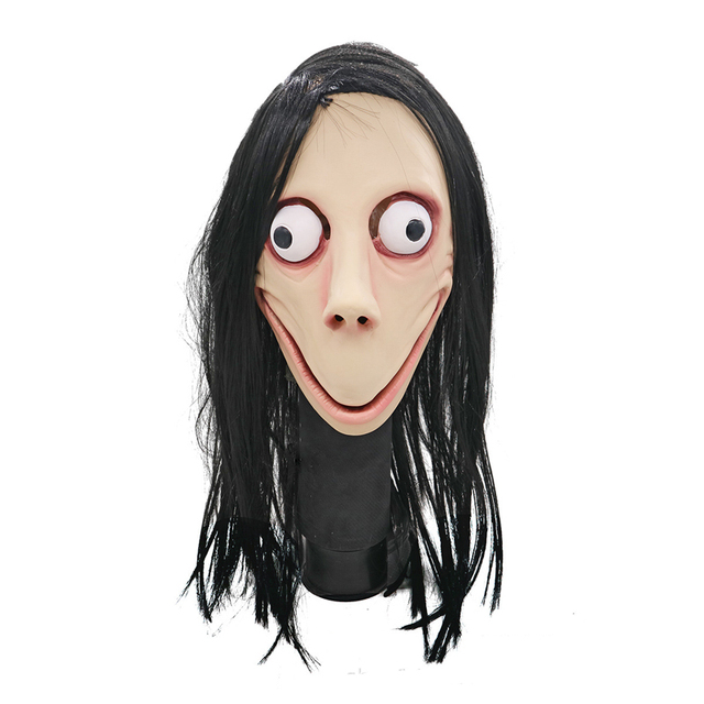Mama straszna gra Hacking Horror - maska Halloween Nicro śmierci z dużym uchem - Wianko - 1