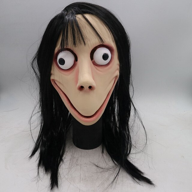 Mama straszna gra Hacking Horror - maska Halloween Nicro śmierci z dużym uchem - Wianko - 5