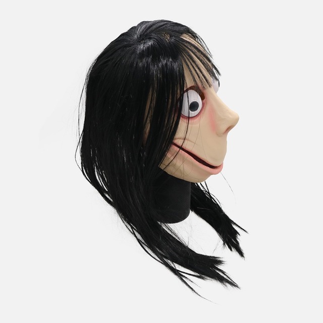 Mama straszna gra Hacking Horror - maska Halloween Nicro śmierci z dużym uchem - Wianko - 2