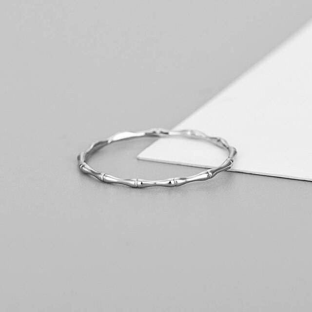 Pierścień serce 925 Sterling Silver - 2021, cienki, prosty, słodki, kobiecy, koreański styl - Wianko - 36