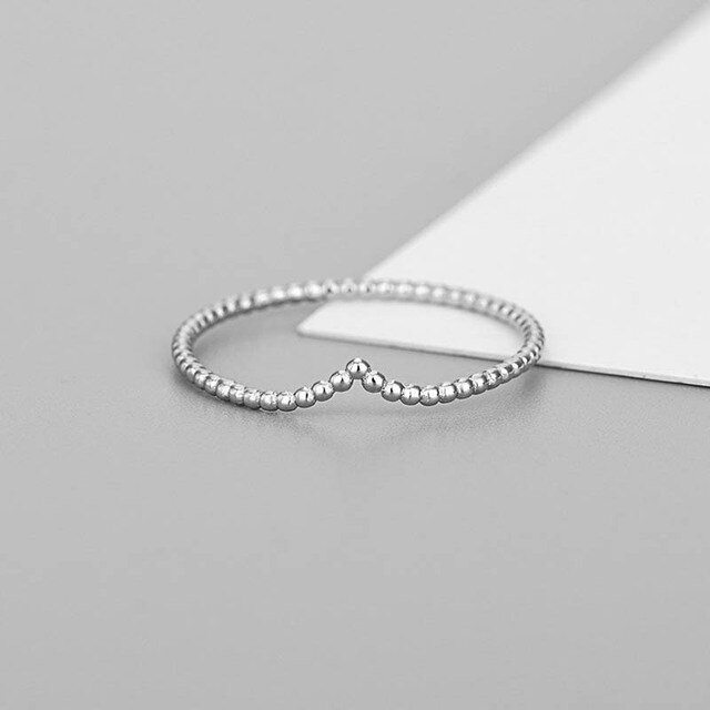 Pierścień serce 925 Sterling Silver - 2021, cienki, prosty, słodki, kobiecy, koreański styl - Wianko - 30