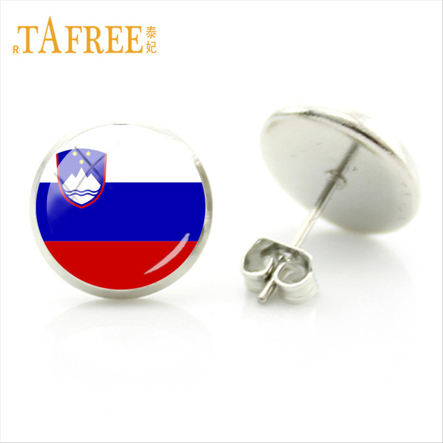 Kolczyki szklane kamienie - TAFREE flagi świata, Turcja, Hiszpania, Japonia, Szwecja, 28 stylów, biżuteria Steampunk FG87 - Wianko - 1