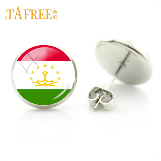 Kolczyki szklane kamienie - TAFREE flagi świata, Turcja, Hiszpania, Japonia, Szwecja, 28 stylów, biżuteria Steampunk FG87 - Wianko - 8