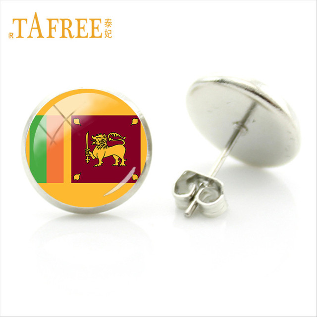 Kolczyki szklane kamienie - TAFREE flagi świata, Turcja, Hiszpania, Japonia, Szwecja, 28 stylów, biżuteria Steampunk FG87 - Wianko - 4