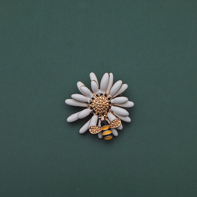 Broszka Vintage z perłą, w stylu barokowym, wzór roślin zwierzęcych, idealna na wesele i jako akcesorium biżuteryjne dla pań - Wianko - 9