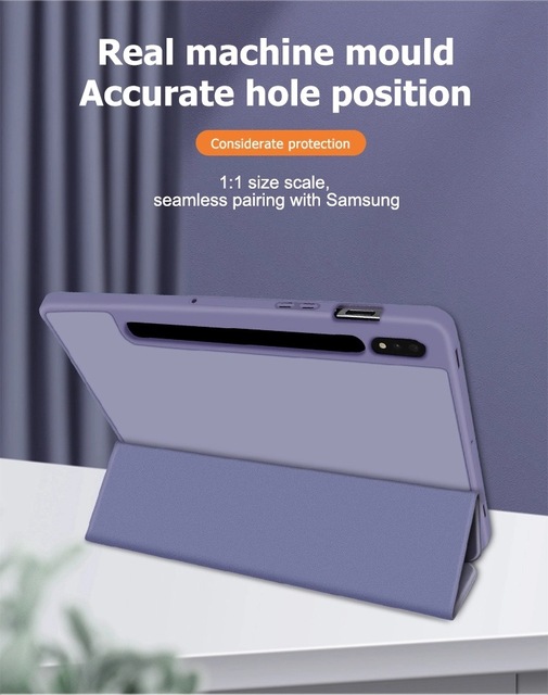 Etui z uchwytem na ołówek Samsung Tab S7 11 + Samsung Galaxy Tab S7 FE LTE 12.4 - Wianko - 4