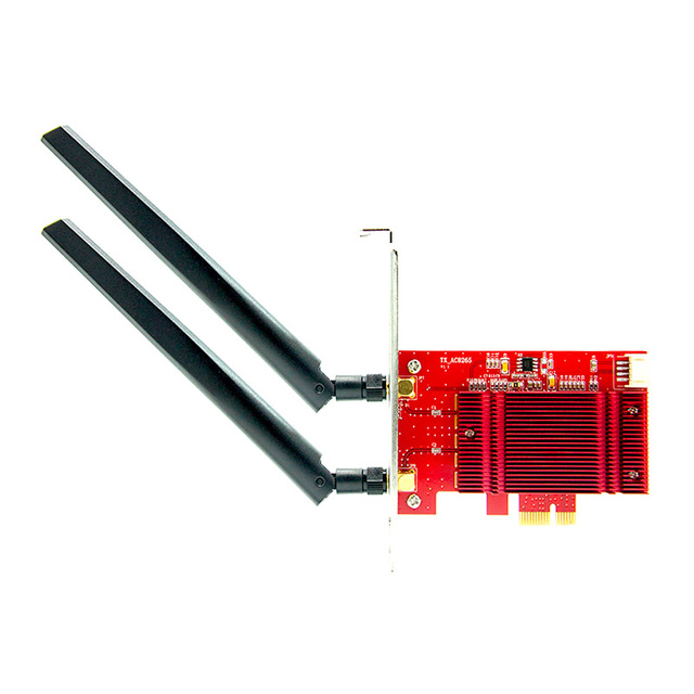 Adapter M.2 WiFi M2 NGFF klucz A E do PCI Express PCIE Bluetooth na komputer stacjonarny - karta sieciowa PCI-E AX210 9260 8260 - Wianko - 14