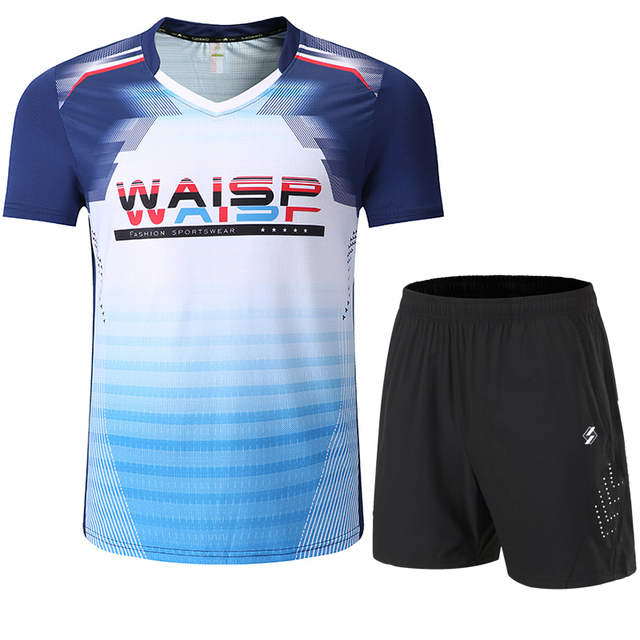 2022 nowe zestawy do badmintona dla mężczyzn i kobiet - koszulka + spodenki - Wianko - 2