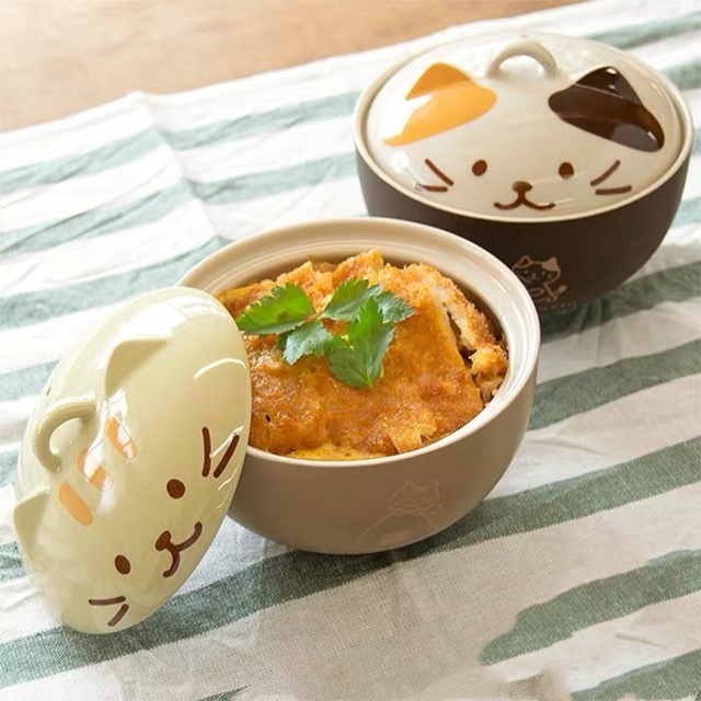Pokrywa do miski dla kotów - do zupek błyskawicznych, kuchenek mikrofalowych, pieczenia ryżu - Wianko - 6