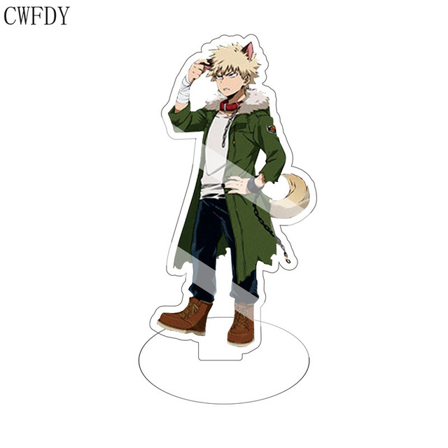 Breloczek Anime Mój Bohater Academia: Boku No Hero Academia, Akrylowy Model Figurki na Talerz, Nowy, 15cm - Wianko - 3