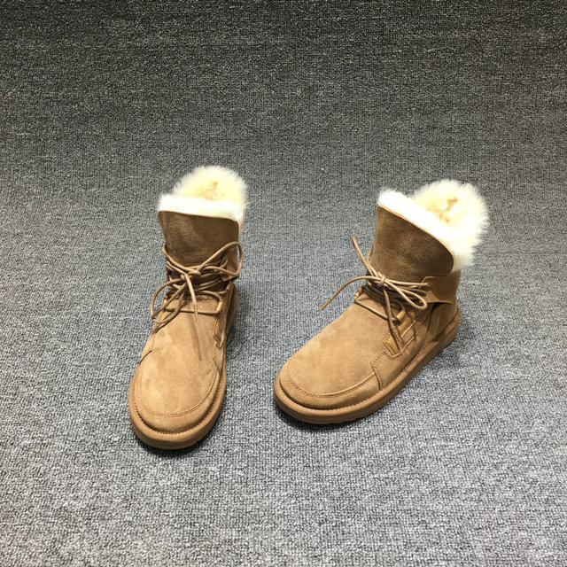 Kostki śniegu maja buty zimowe dla kobiet, ciepłe pluszowe buty do zimy, slip-on, czarne, beżowe lub brązowe, rozmiar 35-40 - Wianko - 17