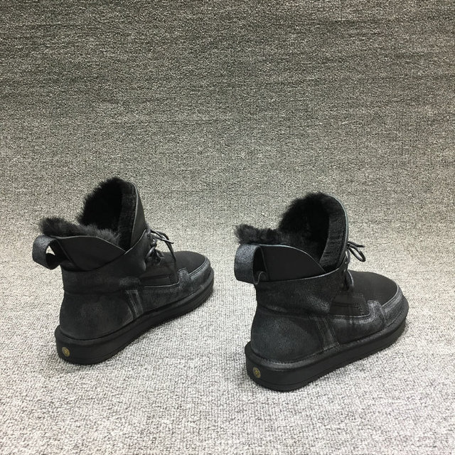 Kostki śniegu maja buty zimowe dla kobiet, ciepłe pluszowe buty do zimy, slip-on, czarne, beżowe lub brązowe, rozmiar 35-40 - Wianko - 14