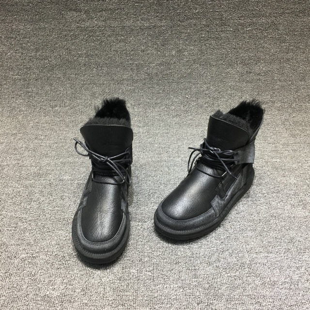 Kostki śniegu maja buty zimowe dla kobiet, ciepłe pluszowe buty do zimy, slip-on, czarne, beżowe lub brązowe, rozmiar 35-40 - Wianko - 10