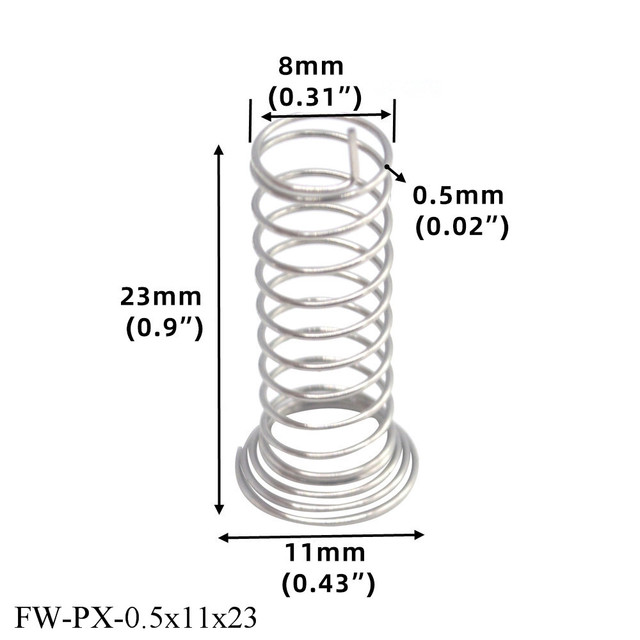 Precyzyjna metalowa płytka drukowana FINEWE Connector do elektronicznego drutu sprężynowego, 0.4mm/0.5mm, ø 13mm - Wianko - 16
