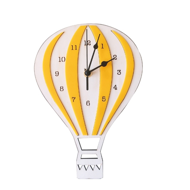 Dekoracyjny zegar ścienny w stylu skandynawskim - balon dmuchany zegar do pokoju dziecięcego - Wianko - 4