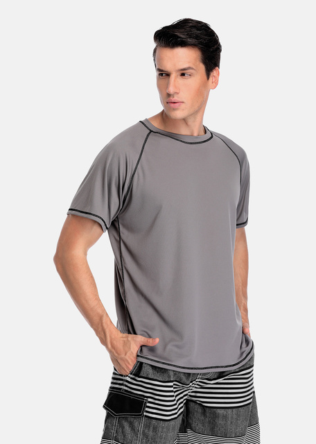 Męska koszulka Rashguard Attracko Dry-Fit ochrona UV 50+ do nurkowania i surfowania - Wianko - 9