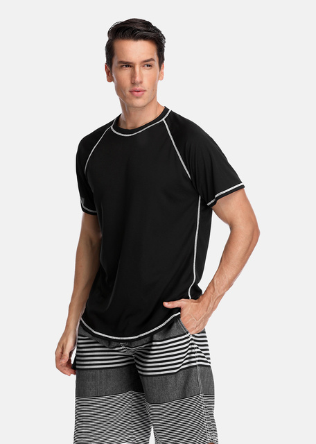 Męska koszulka Rashguard Attracko Dry-Fit ochrona UV 50+ do nurkowania i surfowania - Wianko - 5