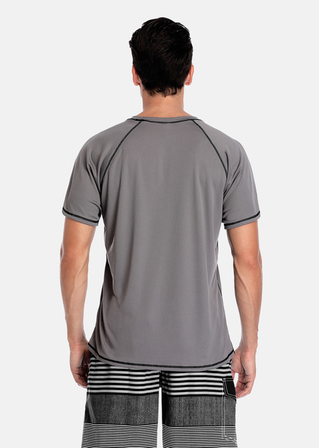 Męska koszulka Rashguard Attracko Dry-Fit ochrona UV 50+ do nurkowania i surfowania - Wianko - 11