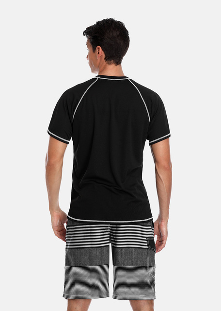 Męska koszulka Rashguard Attracko Dry-Fit ochrona UV 50+ do nurkowania i surfowania - Wianko - 6