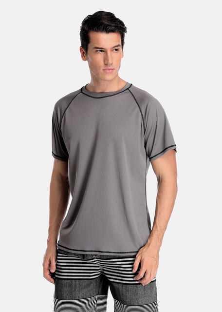 Męska koszulka Rashguard Attracko Dry-Fit ochrona UV 50+ do nurkowania i surfowania - Wianko - 10