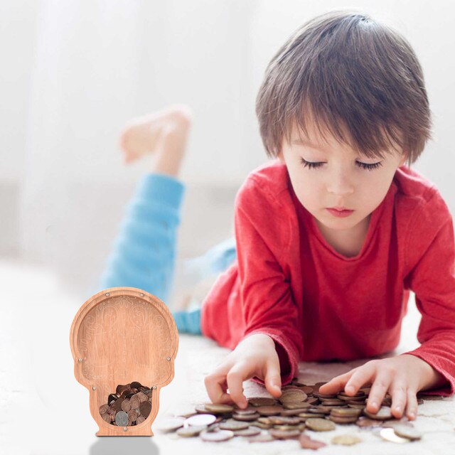 Drewniana skarbonka personalizowana na jedno zdjęcie - idealny prezent urodzinowy dla dzieci i do dekoracji wnętrz - Wianko - 32