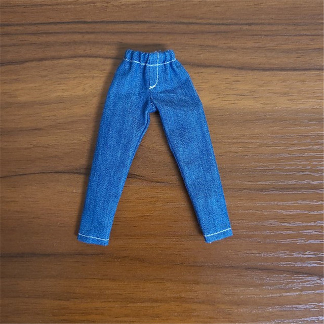 Figurka męskiego modelu o luźnym kroju z dresowymi i jeansowymi spodniami w skali 1/12 dla lalki drewnianej akcesoria - Wianko - 2