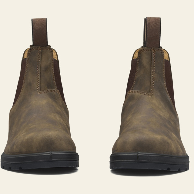 Luksusowe buty retro Chelsea Boots dla par - motocyklowe botki o wysokim obcasie - Wianko - 4