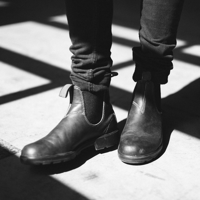 Luksusowe buty retro Chelsea Boots dla par - motocyklowe botki o wysokim obcasie - Wianko - 30