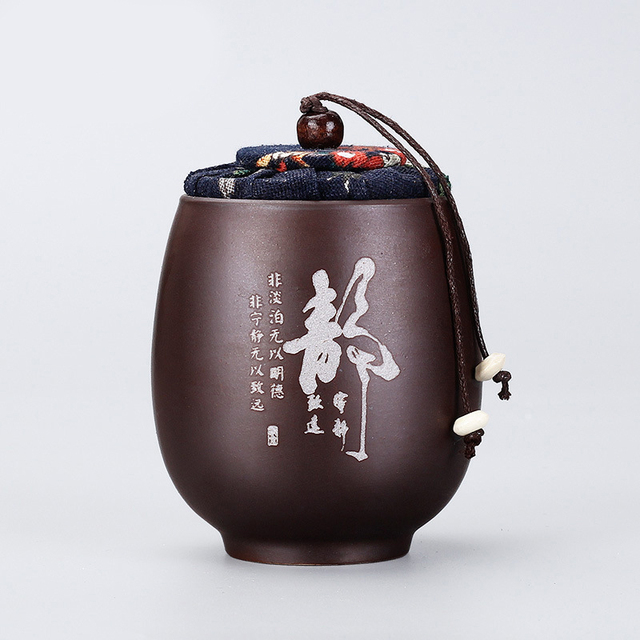 Mini ceramiczny słoik podróży zielona herbata Pu'er - Wianko - 5