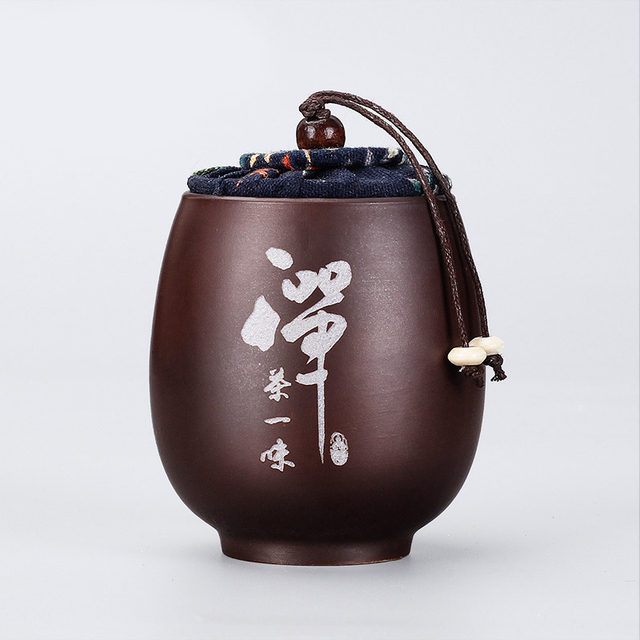 Mini ceramiczny słoik podróży zielona herbata Pu'er - Wianko - 3