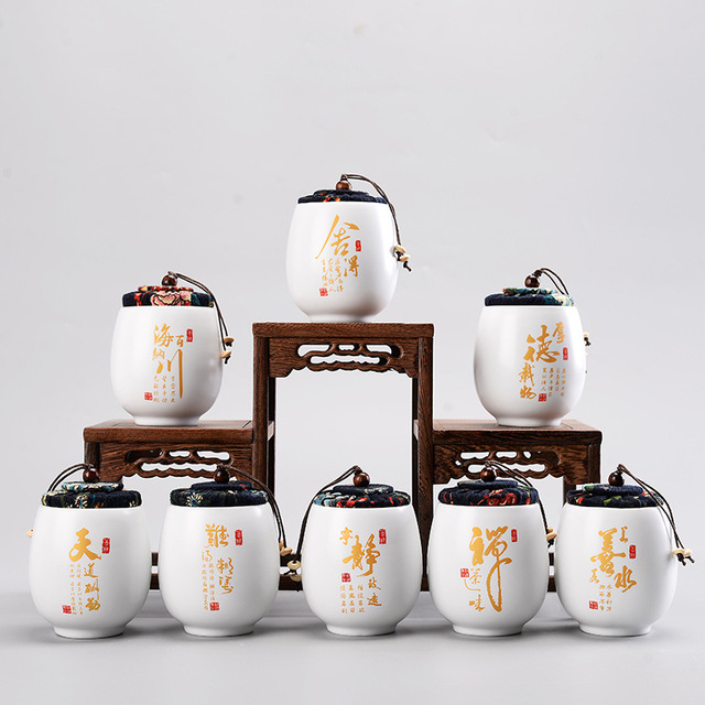 Mini ceramiczny słoik podróży zielona herbata Pu'er - Wianko - 30