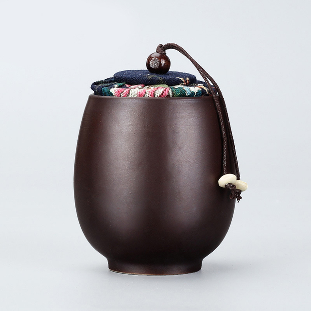 Mini ceramiczny słoik podróży zielona herbata Pu'er - Wianko - 2