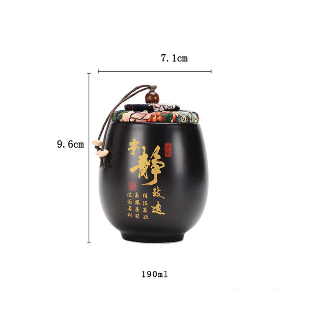Mini ceramiczny słoik podróży zielona herbata Pu'er - Wianko - 28