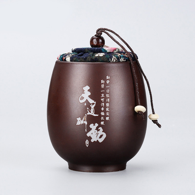 Mini ceramiczny słoik podróży zielona herbata Pu'er - Wianko - 8